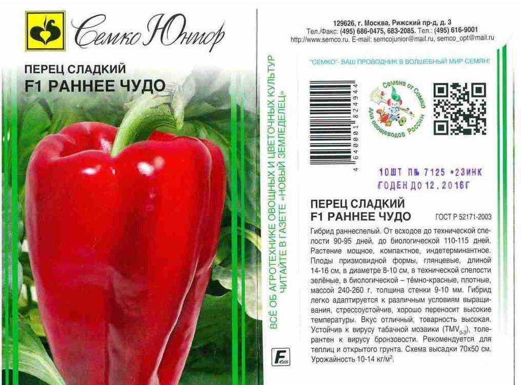 Сорта круглых толстостенных перцев: фото и описание
