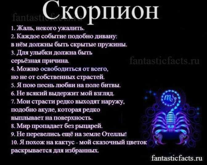 Цветочный гороскоп скорпион: растения, цветы и деревья знака скорпиона
