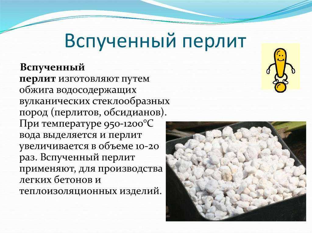 Перлит: что это и состав, как применять для растений, нормы расхода и чем заменить