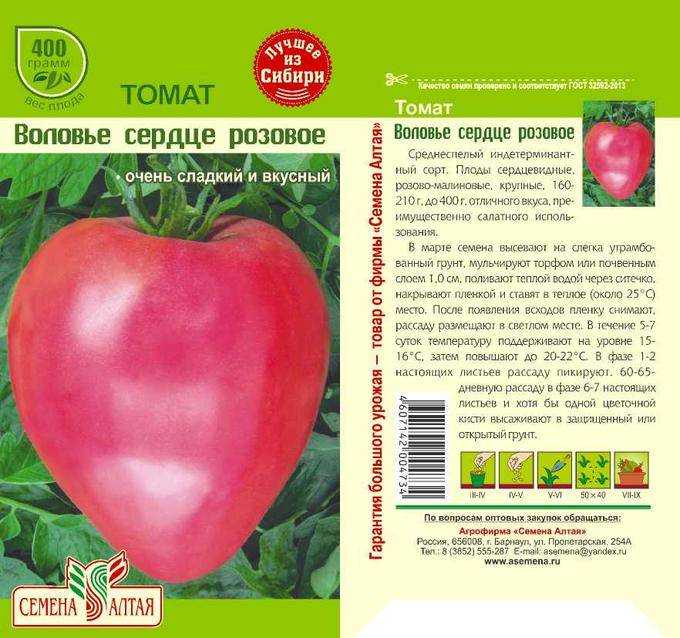 Томат воловье сердце: характеристика и описание сорта + фото